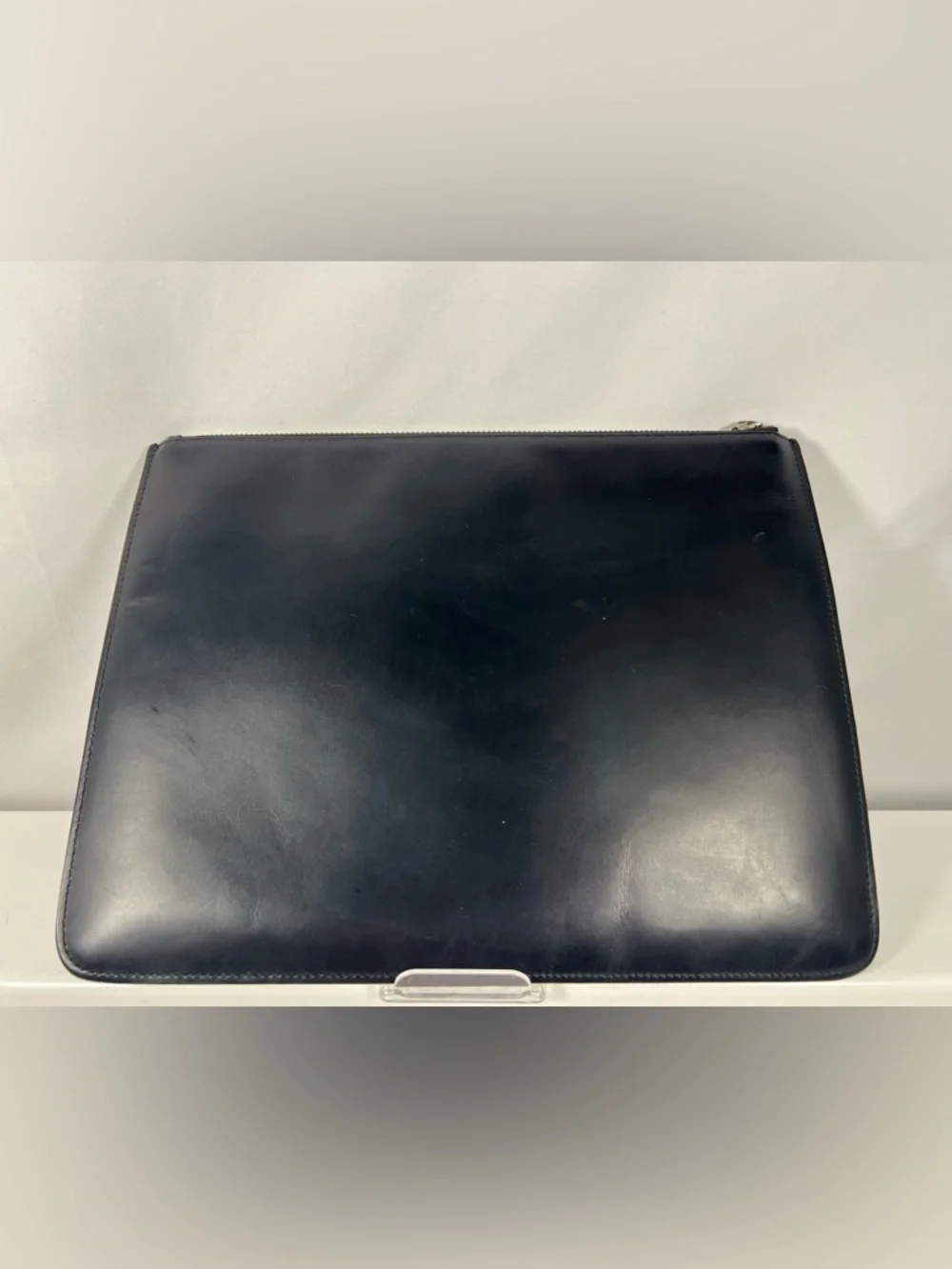 7077: Givenchy 1952 Stencil Antigona Leather Document Clutch